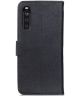 KHAZNEH Sony Xperia 10 III Hoesje Wallet Book Case Zwart
