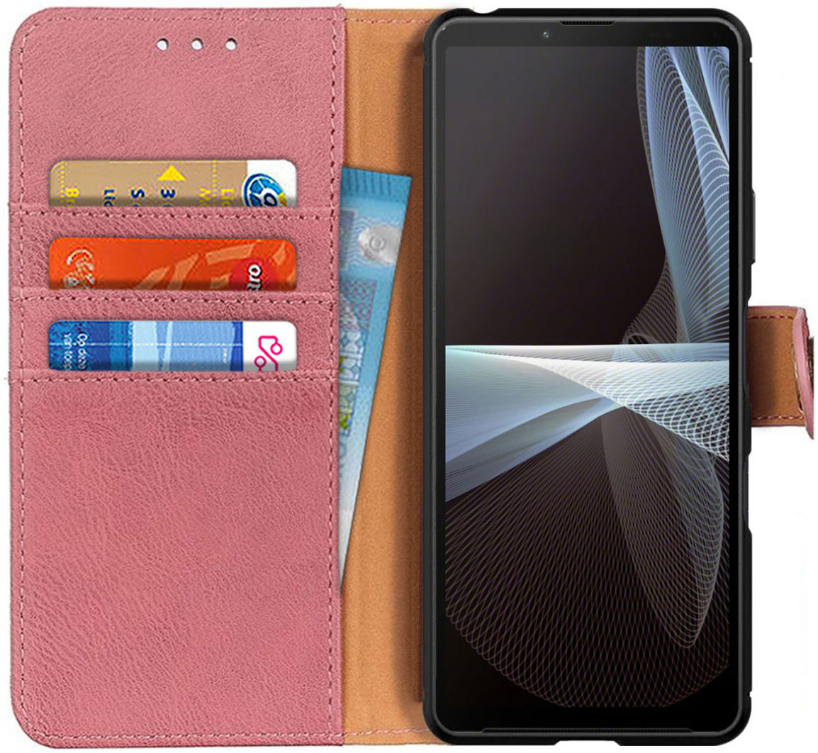 KHAZNEH Sony Xperia 10 III Hoesje Wallet Book Case Roze afbeelding 1