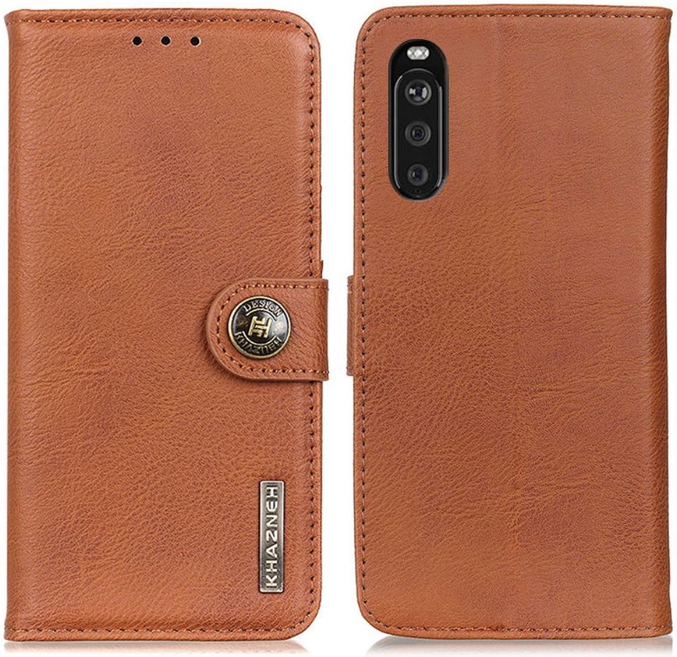 KHAZNEH Sony Xperia 10 III Hoesje Wallet Book Case Bruin afbeelding 6