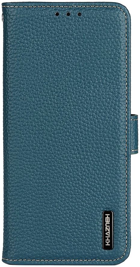 KHAZNEH Sony Xperia 1 III Hoesje Wallet Book Case Echt Leer Groen afbeelding 2