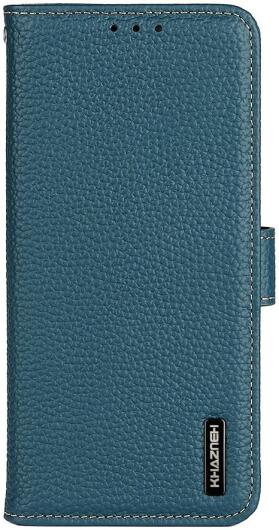 KHAZNEH Sony Xperia 1 III Hoesje Wallet Book Case Echt Leer Groen afbeelding 2