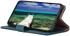 KHAZNEH Sony Xperia 1 III Hoesje Wallet Book Case Echt Leer Groen afbeelding 4