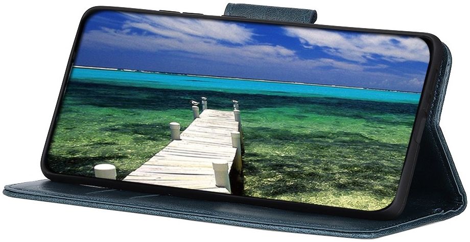 Sony Xperia 1 III Hoesje Portemonnee Book Case Kunstleer Blauw afbeelding 5