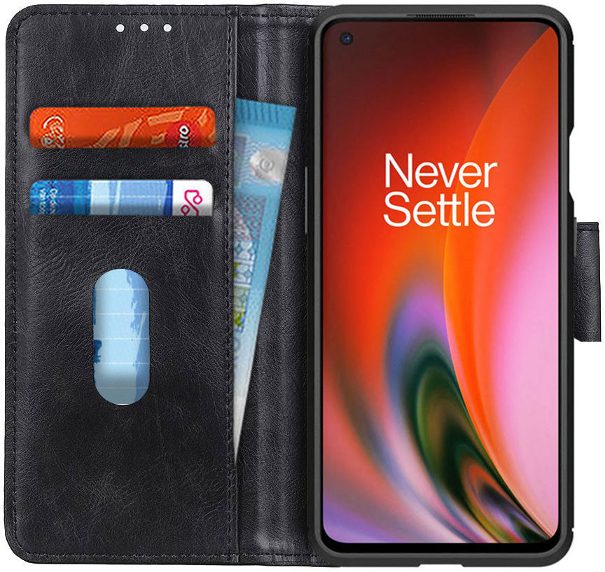 Sony Xperia 10 III Hoesje Portemonnee Book Case Kunstleer Zwart afbeelding 1