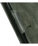 Sony Xperia 10 III Hoesje Portemonnee Book Case Kunstleer Groen