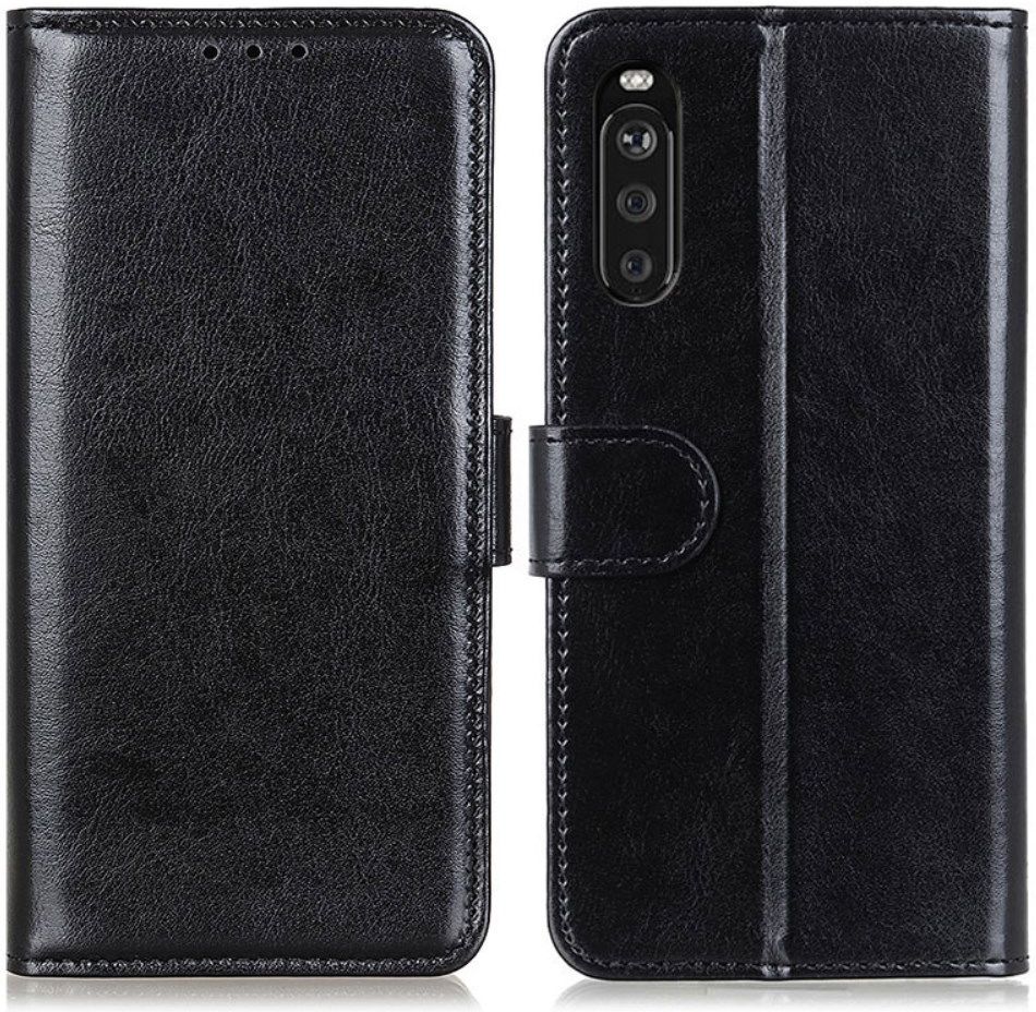 Sony Xperia 10 III Hoesje Portemonnee Wallet Book Case Zwart afbeelding 7