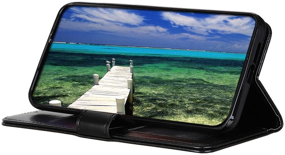 Sony Xperia 10 III Hoesje Portemonnee Wallet Book Case Zwart afbeelding 4