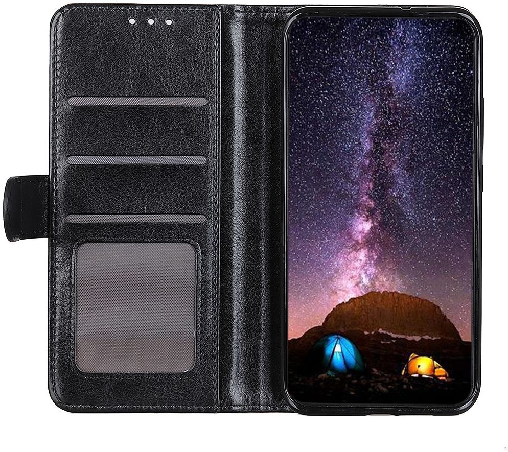 Sony Xperia 10 III Hoesje Portemonnee Wallet Book Case Zwart afbeelding 8
