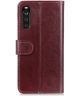 Sony Xperia 10 III Hoesje Portemonnee Wallet Book Case Bruin