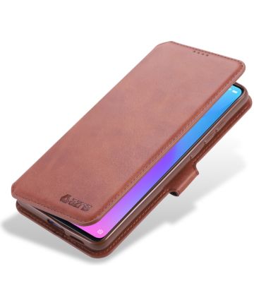 AZNS Xiaomi Mi 9T (Pro) Hoesje Wallet Book Case Kunstleer Bruin Hoesjes