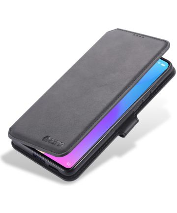 AZNS Xiaomi Mi 9T (Pro) Hoesje Wallet Book Case Kunstleer Zwart Hoesjes