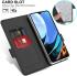 Xiaomi Redmi 9T Hoesje Portemonnee Book Case Kunstleer Zwart afbeelding 3