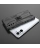 Xiaomi Poco F3 / Mi 11i Hoesje Back Cover Magnetische Kickstand Zwart
