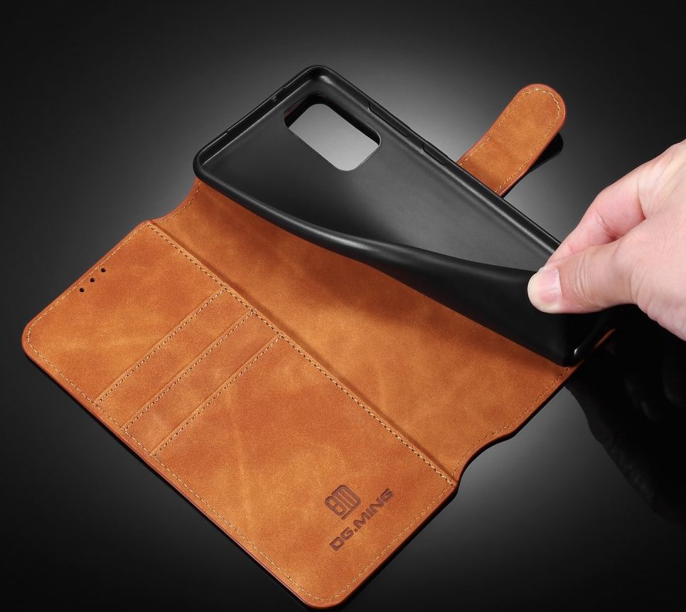 Xiaomi Redmi 9T Hoesje Retro Wallet Book Case Bruin afbeelding 15