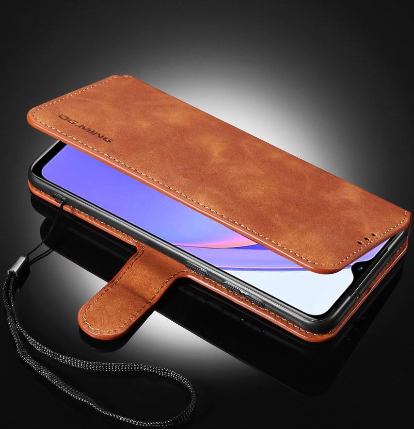 Xiaomi Redmi 9T Hoesje Retro Wallet Book Case Bruin afbeelding 7