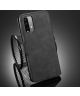 Xiaomi Redmi 9T Hoesje Retro Wallet Book Case Zwart