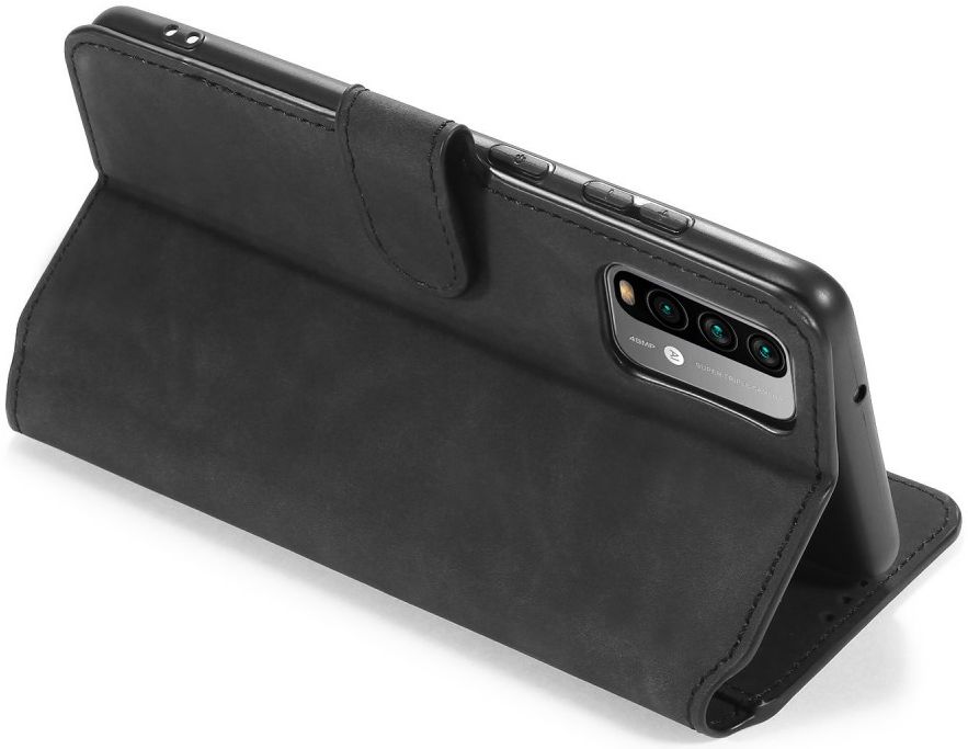 Xiaomi Redmi 9T Hoesje Retro Wallet Book Case Zwart afbeelding 8