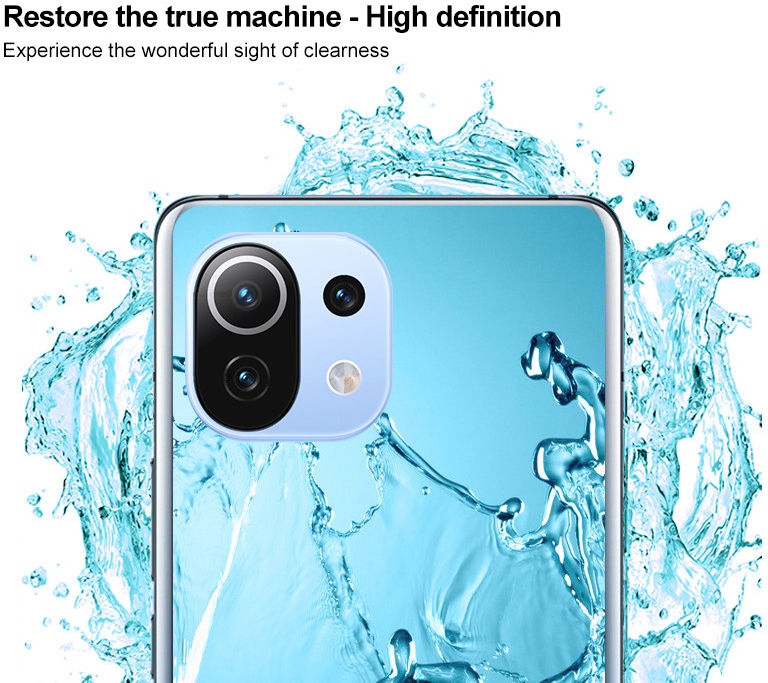 IMAK Xiaomi Mi 11 Lite 4G/5G (NE) Hoesje Flexibel Dun TPU Transparant afbeelding 5