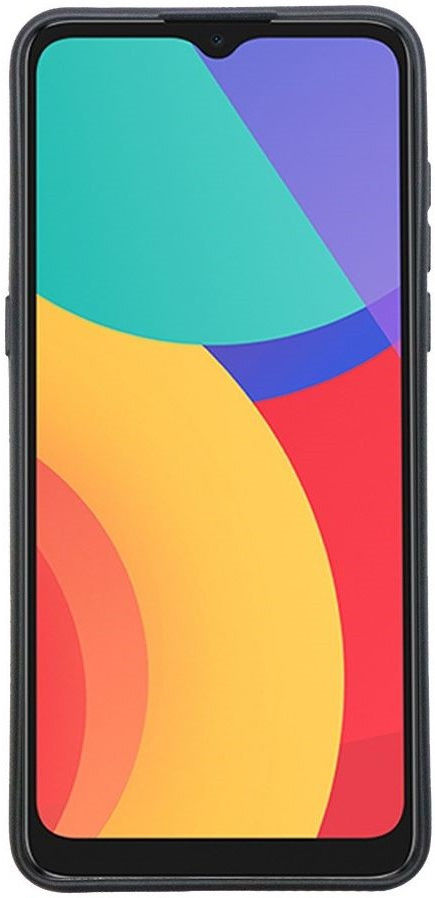 Alcatel 1S / 3L (2021) Hoesje Dun TPU Matte Back Cover Zwart afbeelding 2