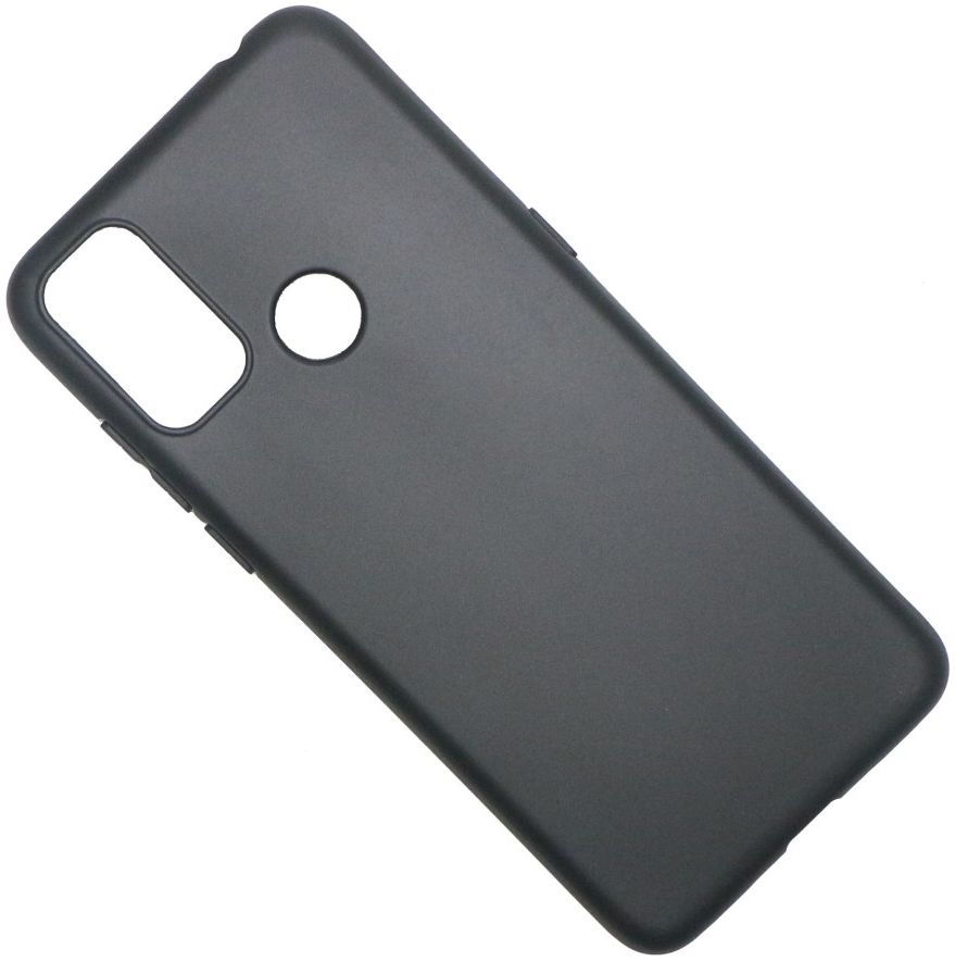 Alcatel 1S / 3L (2021) Hoesje Dun TPU Matte Back Cover Zwart afbeelding 4