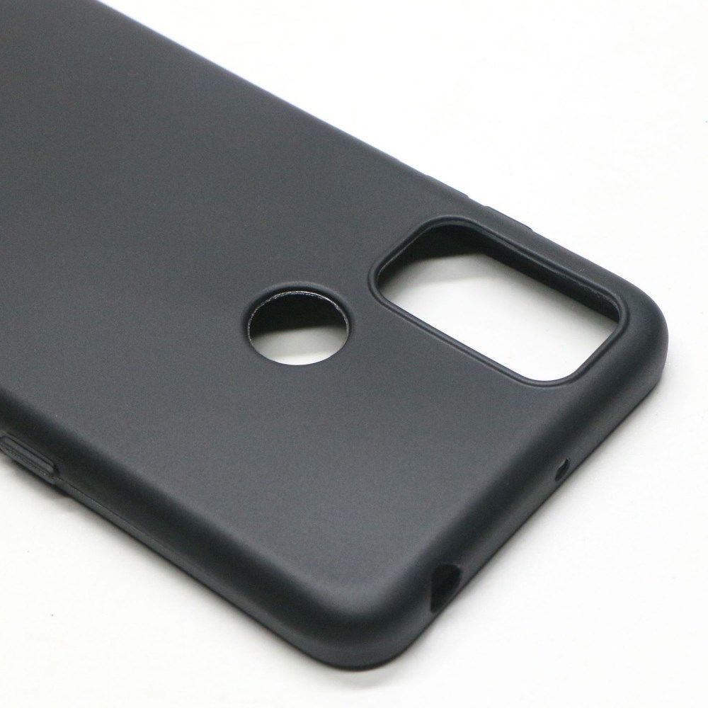 Alcatel 1S / 3L (2021) Hoesje Dun TPU Matte Back Cover Zwart afbeelding 7