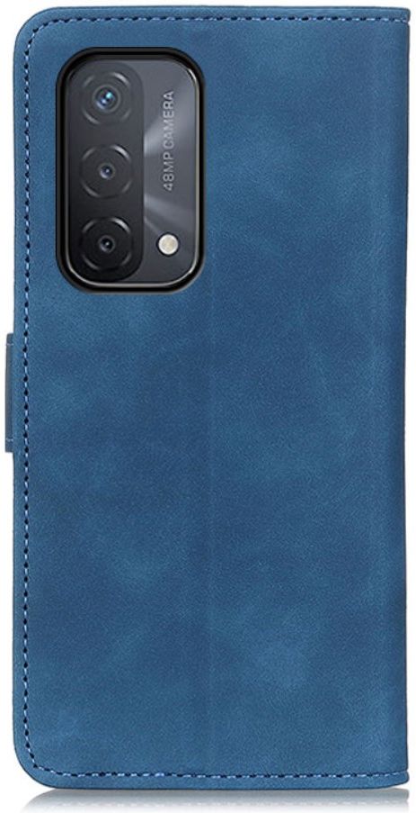 KHAZNEH Oppo A54 5G / A74 5G Hoesje Retro Wallet Book Case Blauw afbeelding 5