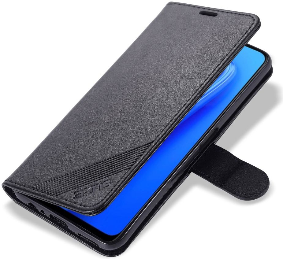 AZNS Oppo A74 5G Hoesje Portemonnee Book Case Zwart afbeelding 1