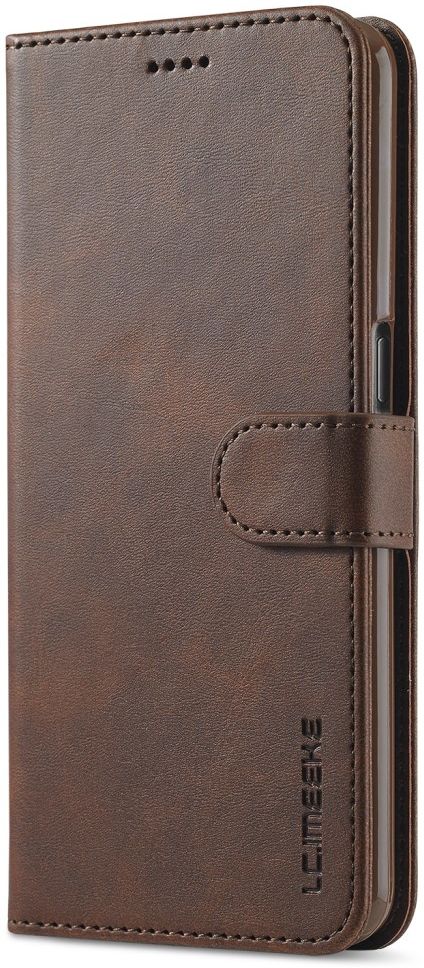 LC.IMEEKE Oppo A54 5G / A74 5G Hoesje Book Case Kunst Leer Bruin afbeelding 1