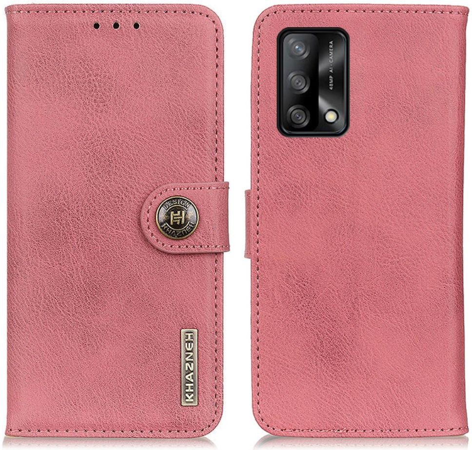 KHAZNEH Oppo A74 4G Hoesje Portemonnee Book Case Kunstleer Roze afbeelding 6