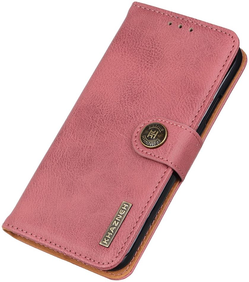 KHAZNEH Oppo A74 4G Hoesje Portemonnee Book Case Kunstleer Roze afbeelding 8