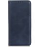 Oppo A74 4G Hoesje Portemonnee Book Case Kunstleer Blauw