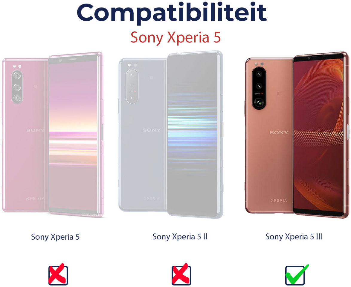 Sony Xperia 5 III Screen Protector Ultra Clear Display Folie afbeelding 4