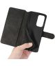DG Ming OnePlus 9 Hoesje Retro Wallet Book Case Zwart