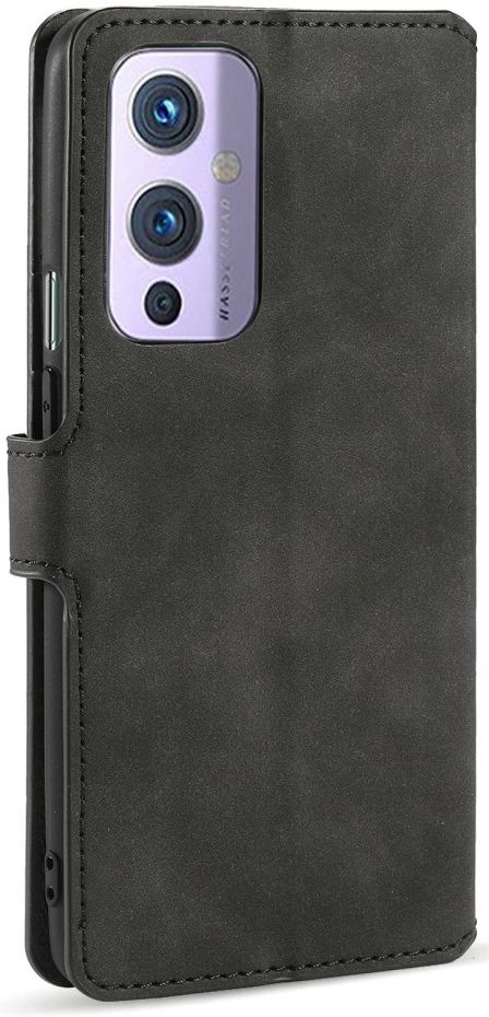 DG Ming OnePlus 9 Hoesje Retro Wallet Book Case Zwart afbeelding 5