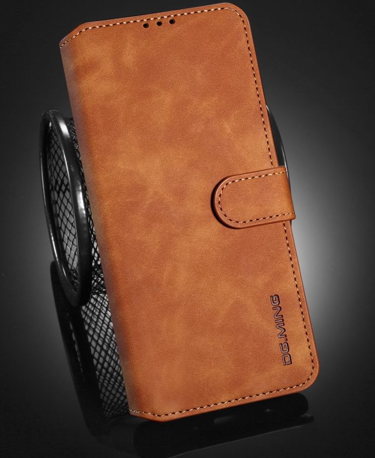 DG Ming OnePlus 9 Hoesje Retro Wallet Book Case Bruin afbeelding 10