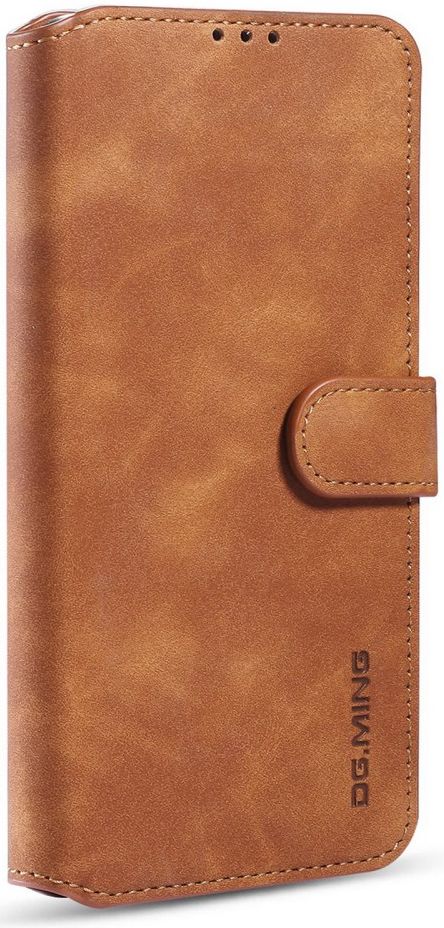 DG Ming OnePlus 9 Hoesje Retro Wallet Book Case Bruin afbeelding 4