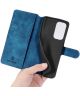 DG Ming OnePlus 9 Hoesje Retro Wallet Book Case Blauw