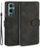 DG Ming OnePlus 9 Pro Hoesje Retro Wallet Book Case Zwart