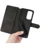 DG Ming OnePlus 9 Pro Hoesje Retro Wallet Book Case Zwart