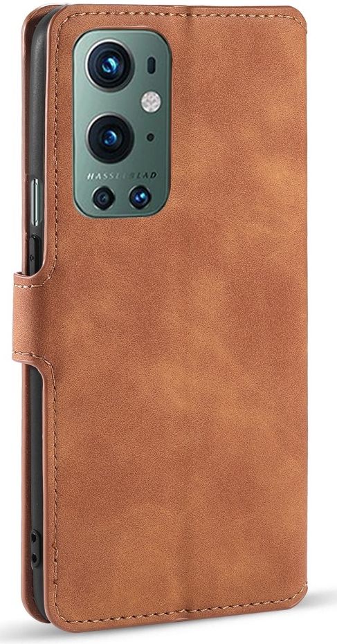DG Ming OnePlus 9 Pro Hoesje Retro Wallet Book Case Bruin afbeelding 6