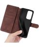 DG Ming OnePlus 9 Pro Hoesje Retro Wallet Book Case Coffee