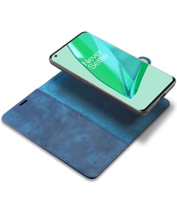 OnePlus 9 Pro Hoesje 2-in-1 Book Case en Back Cover Blauw Hoesjes