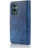 OnePlus 9 Pro Hoesje 2-in-1 Book Case en Back Cover Blauw