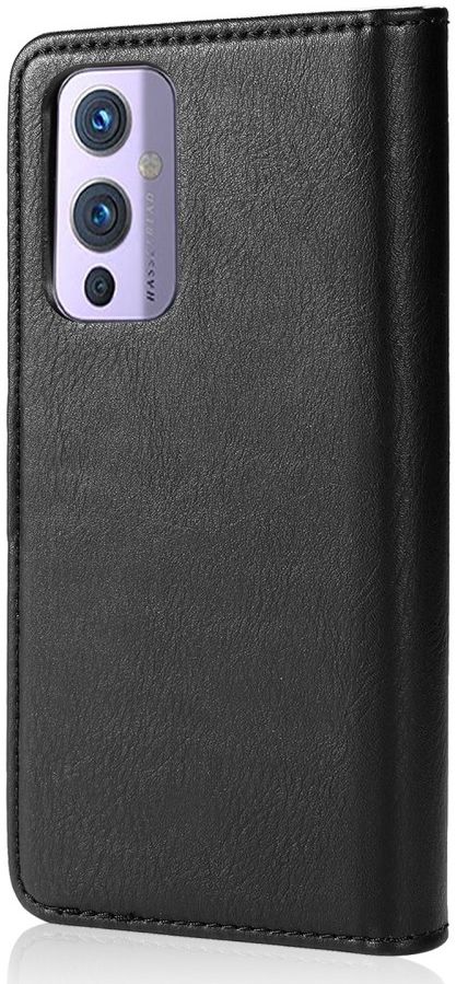 OnePlus 9 Hoesje 2-in-1 Book Case en Back Cover Zwart afbeelding 8
