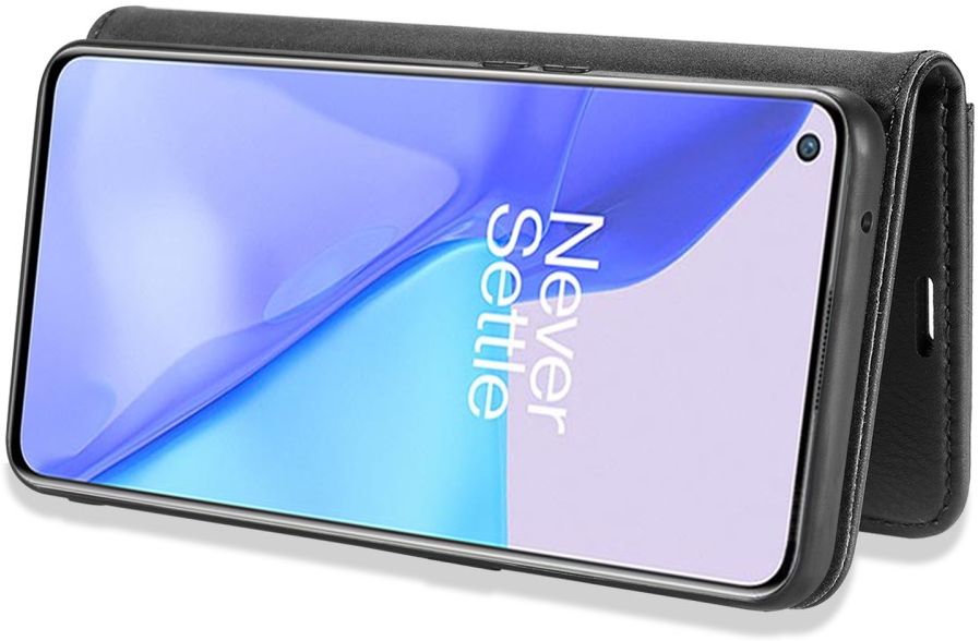 OnePlus 9 Hoesje 2-in-1 Book Case en Back Cover Zwart afbeelding 10