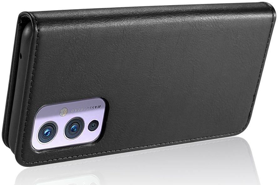 OnePlus 9 Hoesje 2-in-1 Book Case en Back Cover Zwart afbeelding 11