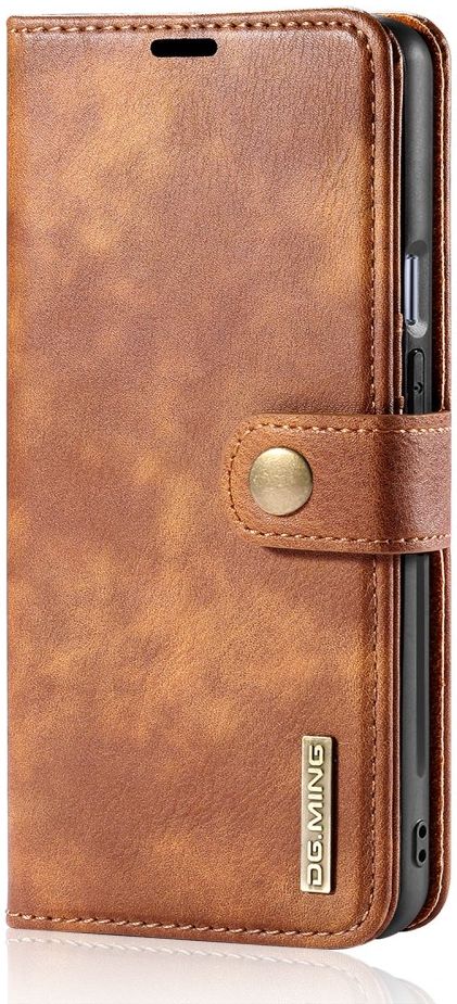 OnePlus 9 Hoesje 2-in-1 Book Case en Back Cover Bruin afbeelding 7