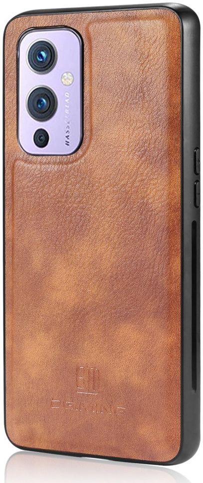 OnePlus 9 Hoesje 2-in-1 Book Case en Back Cover Bruin afbeelding 9