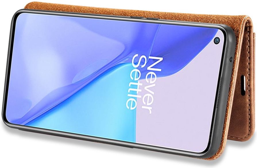 OnePlus 9 Hoesje 2-in-1 Book Case en Back Cover Bruin afbeelding 10