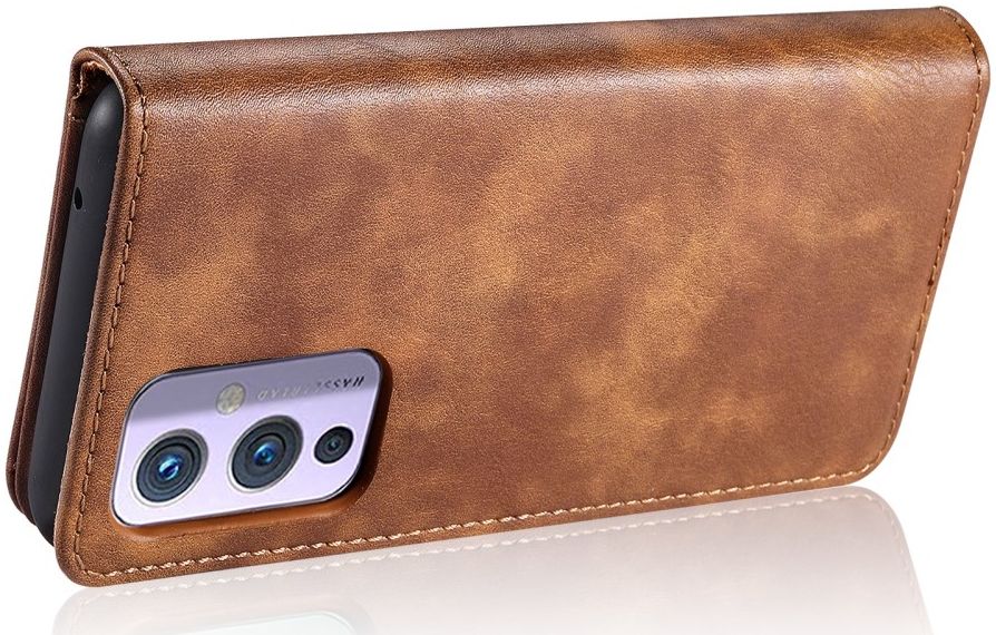 OnePlus 9 Hoesje 2-in-1 Book Case en Back Cover Bruin afbeelding 11
